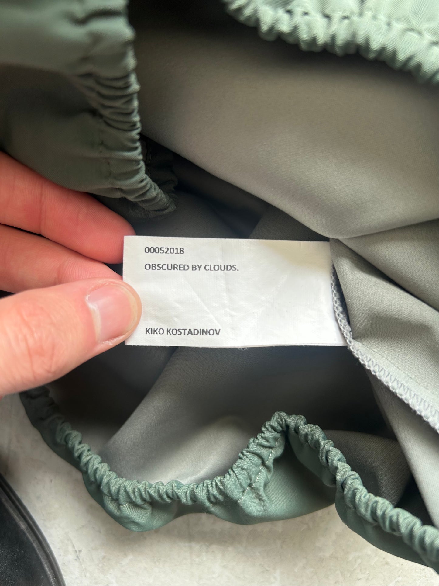 Kiko Kostadinov FW18 Obscured By Clouds Nylon Jacket (L)