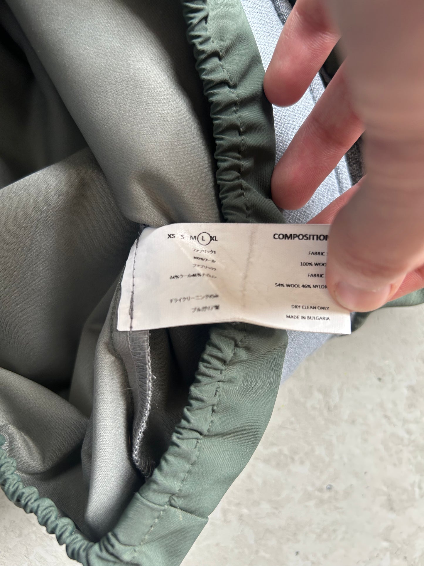 Kiko Kostadinov FW18 Obscured By Clouds Nylon Jacket (L)