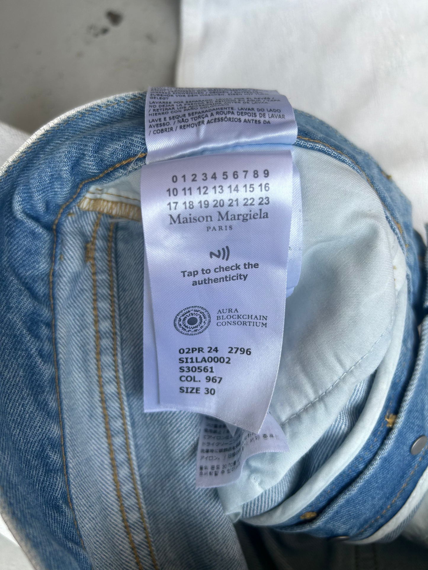 Maison Margiela Bianchetto Painted Jeans (30)