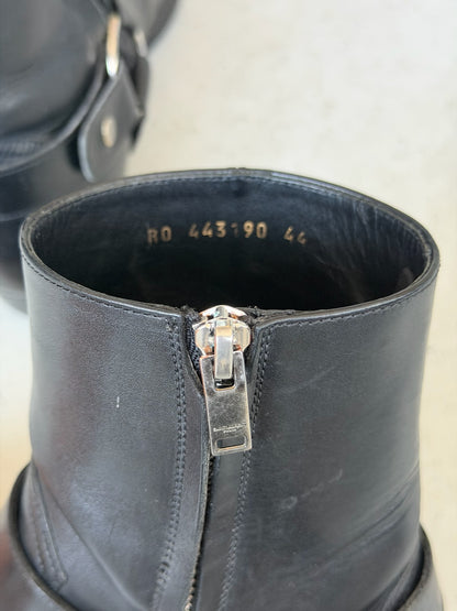 Saint Laurent Paris Leather Harness Wyatt Boots (44)