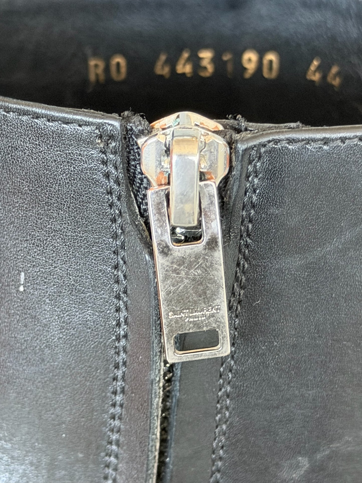 Saint Laurent Paris Leather Harness Wyatt Boots (44)