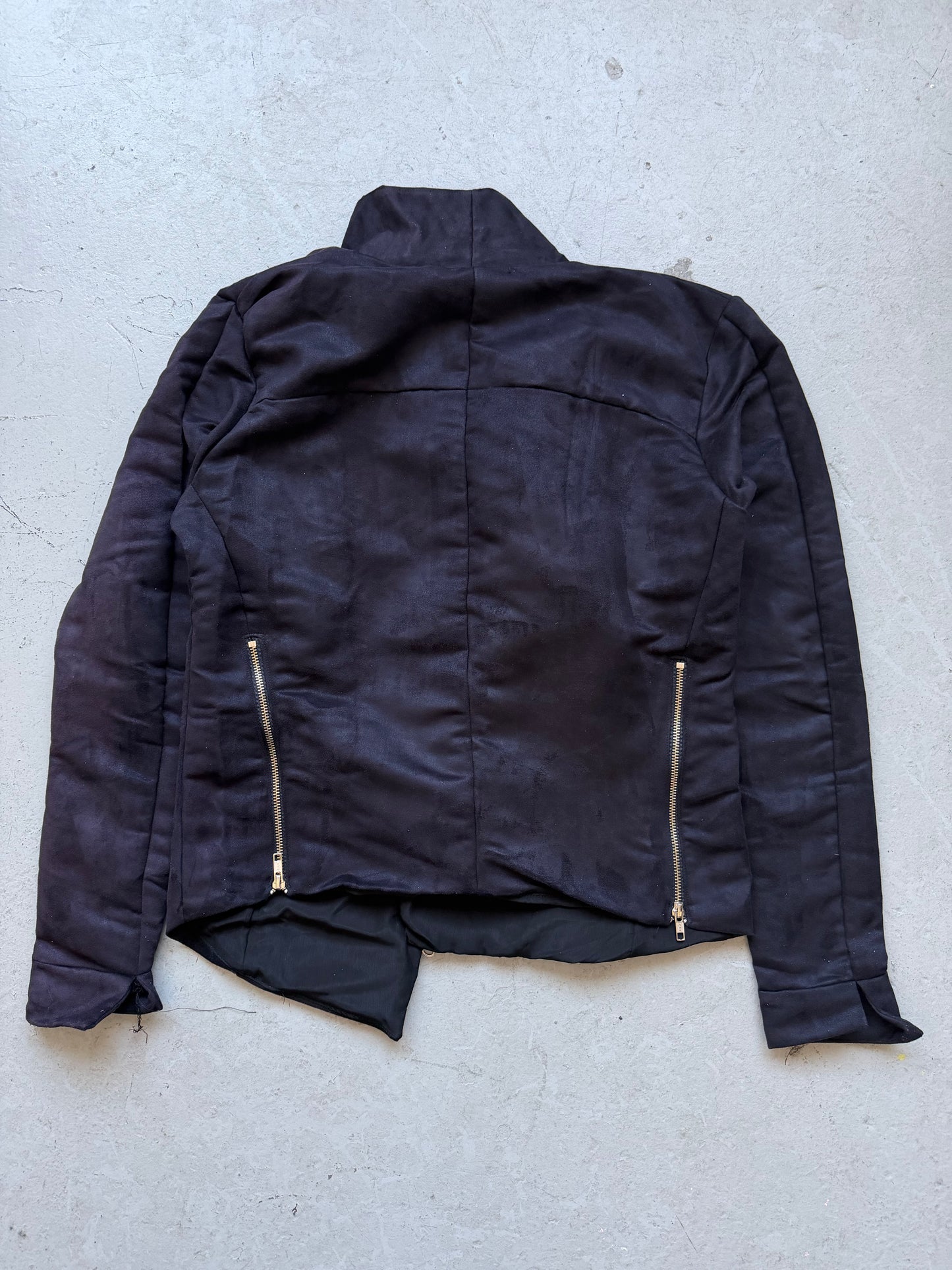 Misanthrope Asymmetrical Black Zip Up Jacket (1)