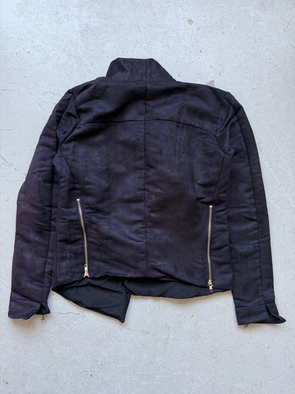 Misanthrope Asymmetrical Black Zip Up Jacket (1)