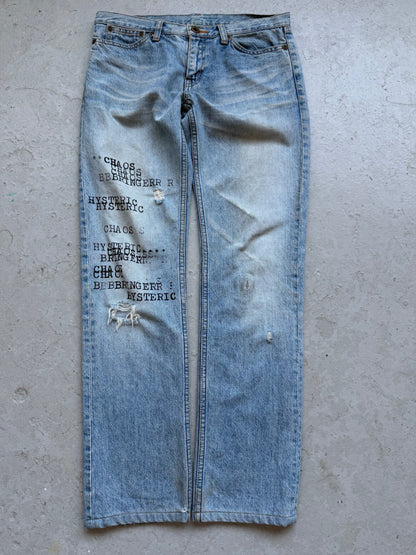 Hysteric Glamour Light Blue Wash Chaos Denim (31)