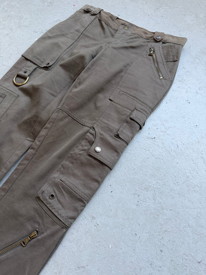 Dolce & Gabbana 2000's Olive Cargo Multi Pocket Pants (24)