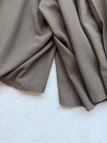 Comme Des Garcons 2014 Olive Wool Pleated Shorts (M)