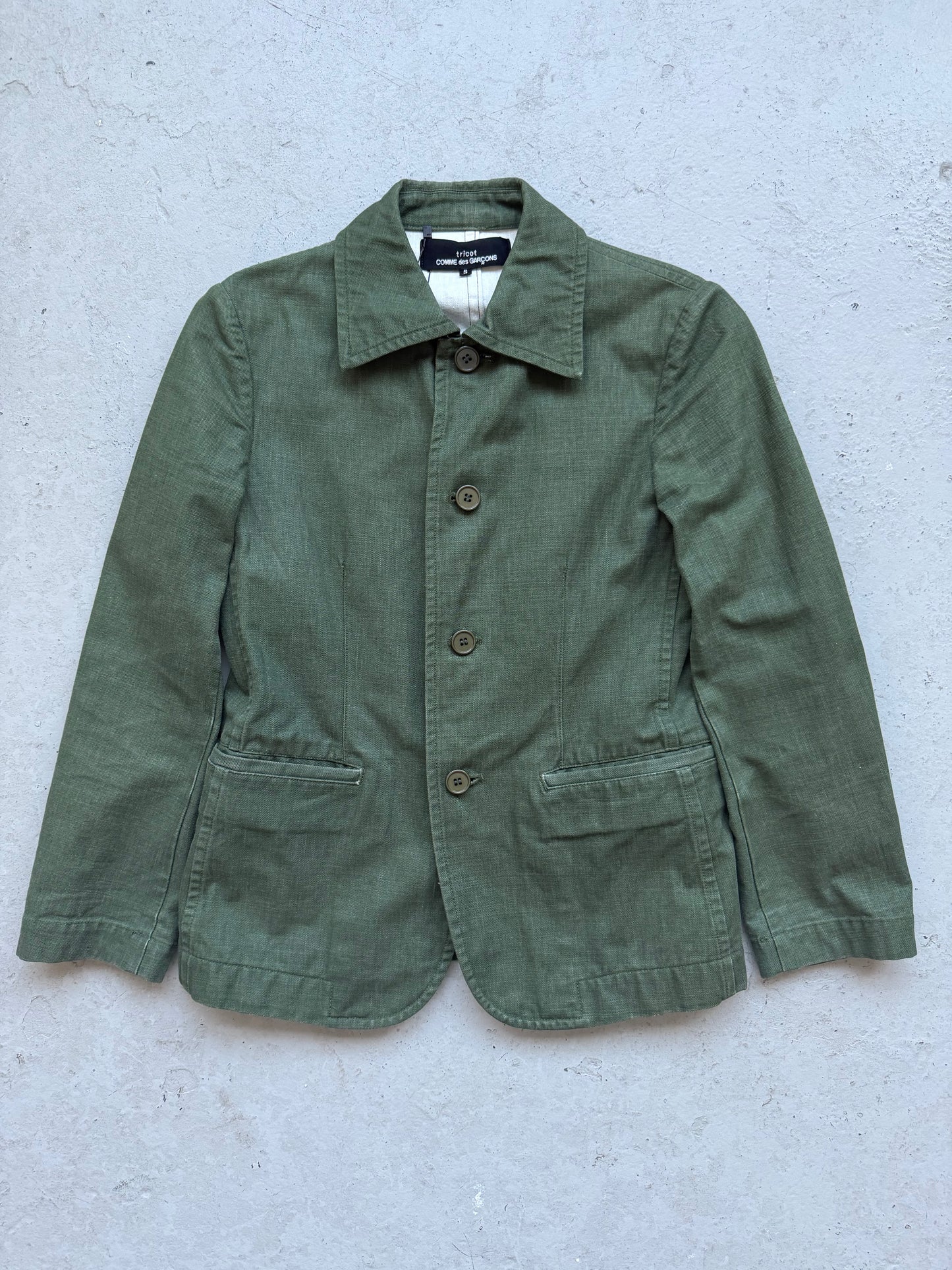 Comme Des Garcons Tricot AD2001 Green Jacket (S)