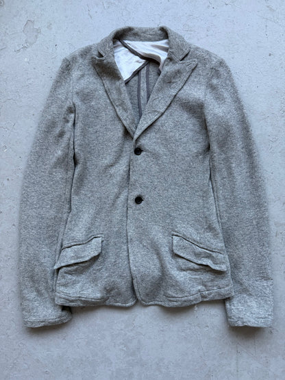 Yohji Yamamoto Noir Grey Cotton Blazer (2)