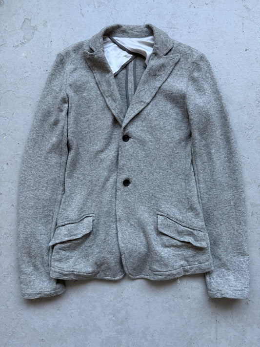 Yohji Yamamoto Noir Grey Cotton Blazer (2)