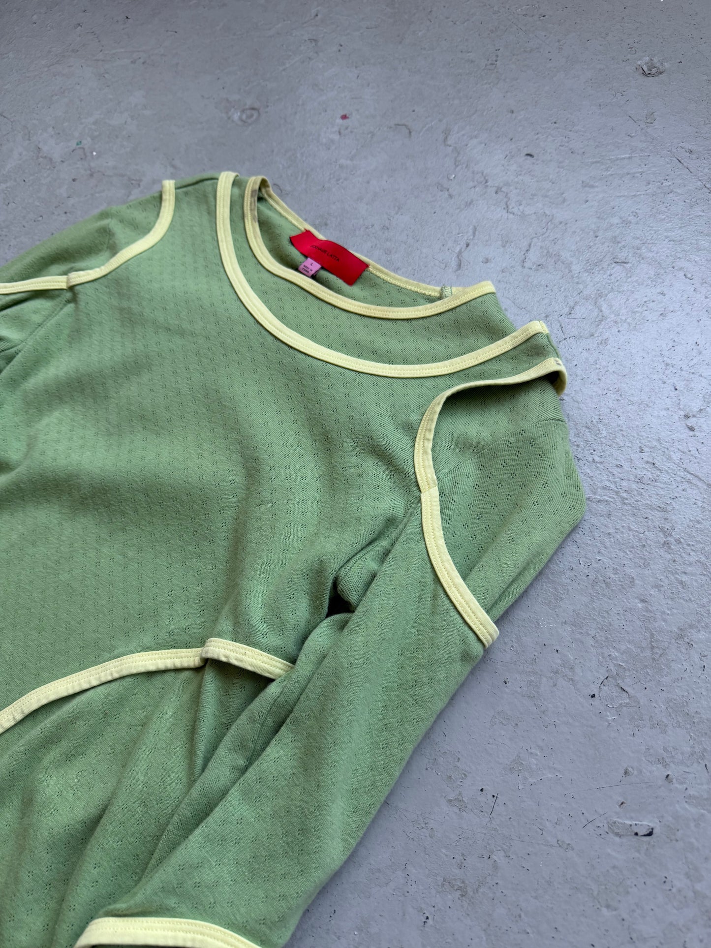 Eckhaus Latta Green Long Sleeve (L)