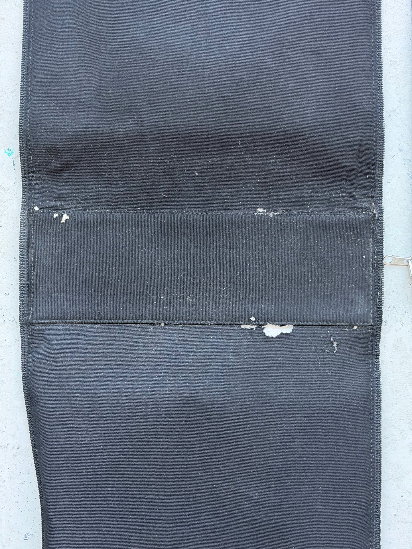 Yohji Yamamoto Modular Black Zip Leather Bag (OS)