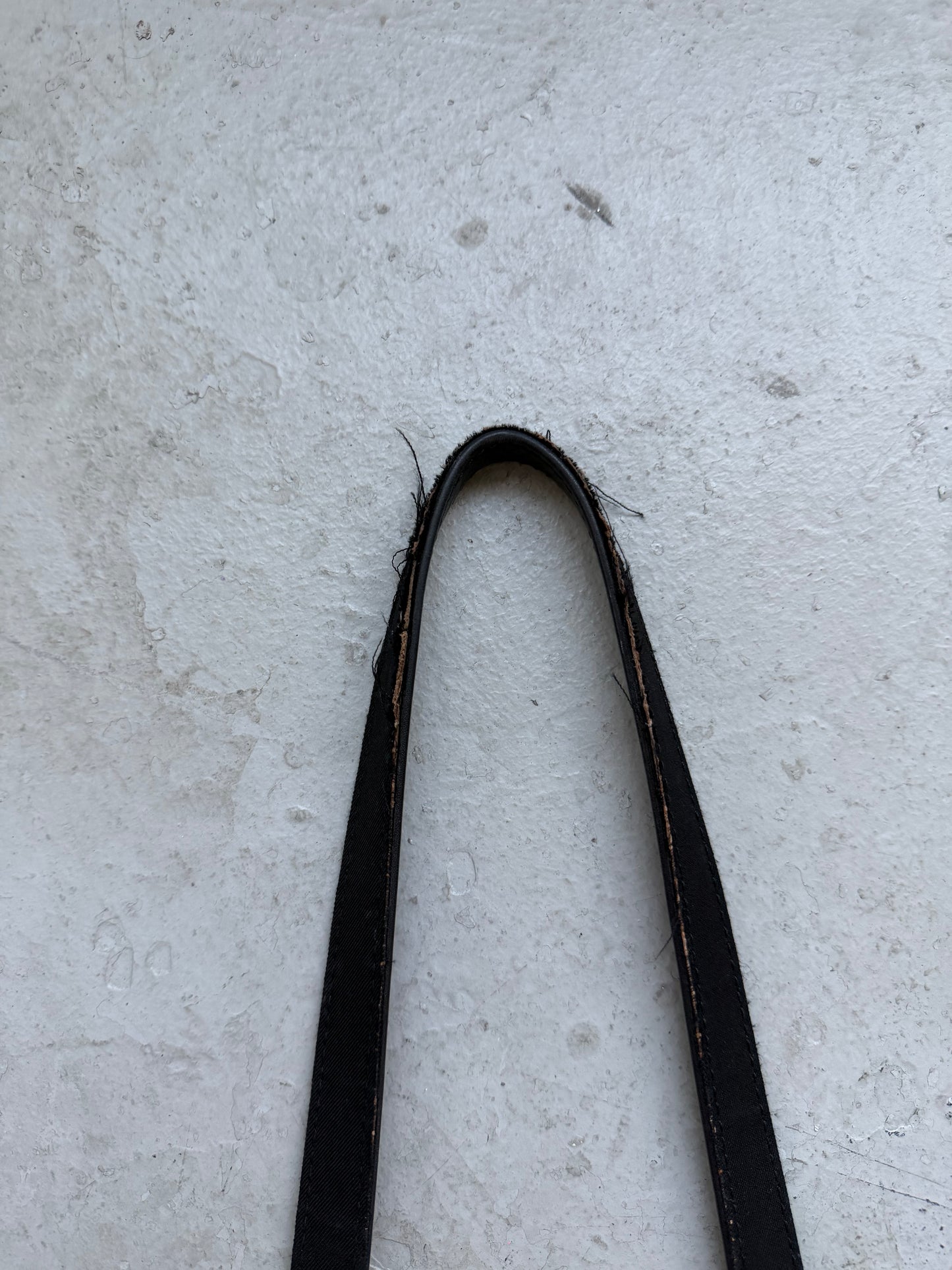 Yohji Yamamoto Modular Black Zip Leather Bag (OS)