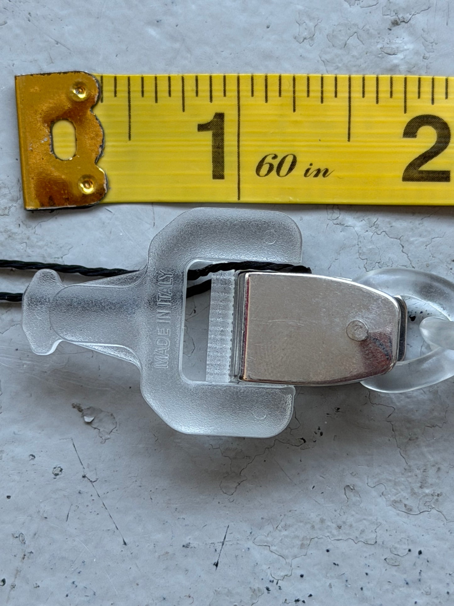 Alyx Clear Roller Coaster Buckle Chain (OS)