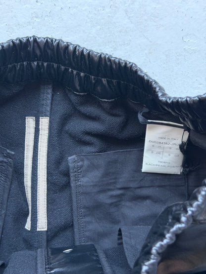 Rick Owens DRKSHDW Tootheface Leather Shorts (S)