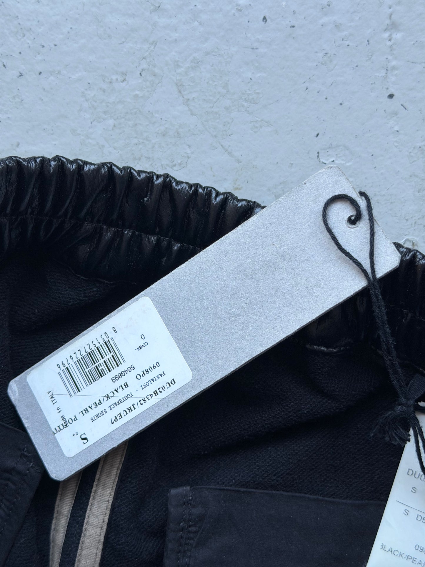 Rick Owens DRKSHDW Tootheface Leather Shorts (S)