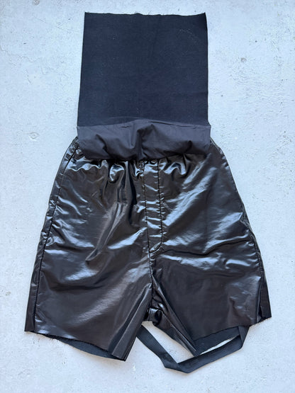 Rick Owens DRKSHDW Tootheface Leather Shorts (S)