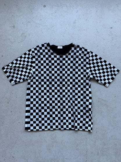 Saint Laurent Paris 2021 Checkerboard Short Sleeve (S)