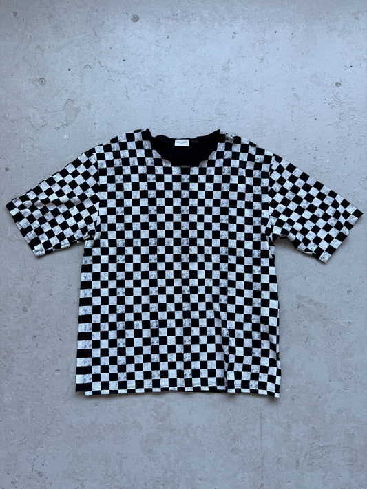 Saint Laurent Paris 2021 Checkerboard Short Sleeve (S)