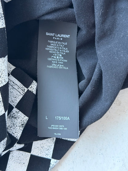 Saint Laurent Paris 2021 Checkerboard Short Sleeve (S)