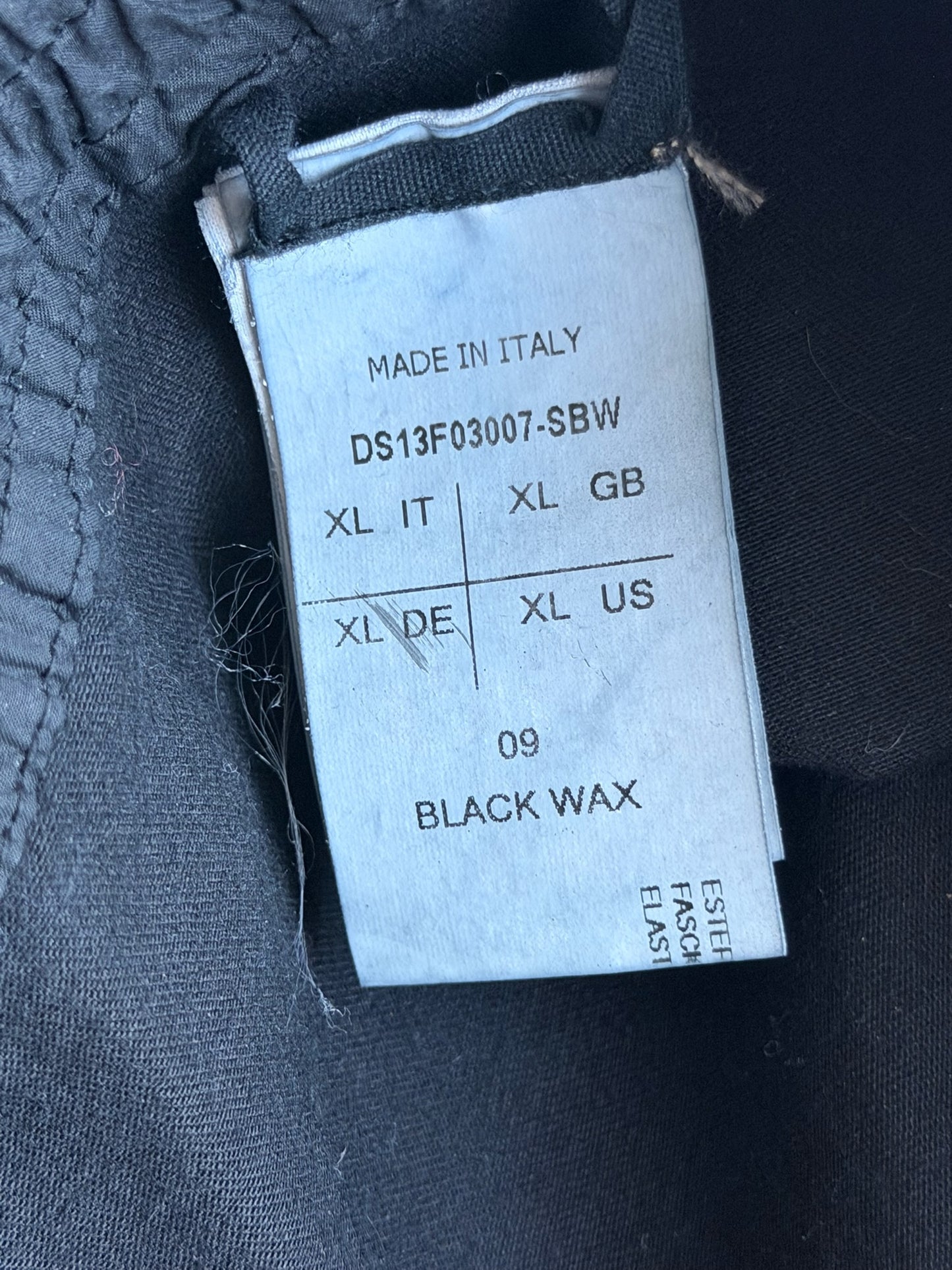Rick Owens DRKSHDW FW13 Black Wax Leggings (XL)