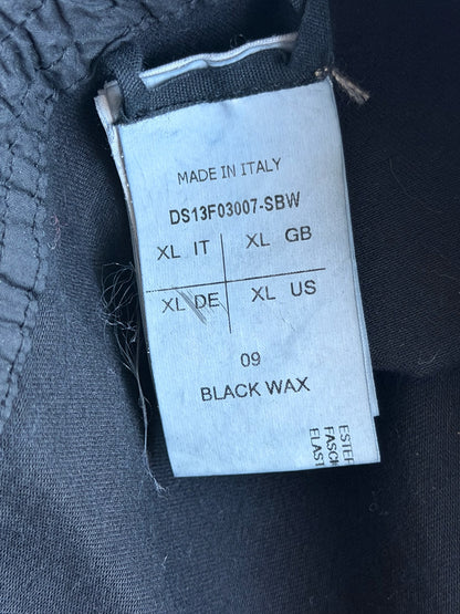 Rick Owens DRKSHDW FW13 Black Wax Leggings (XL)