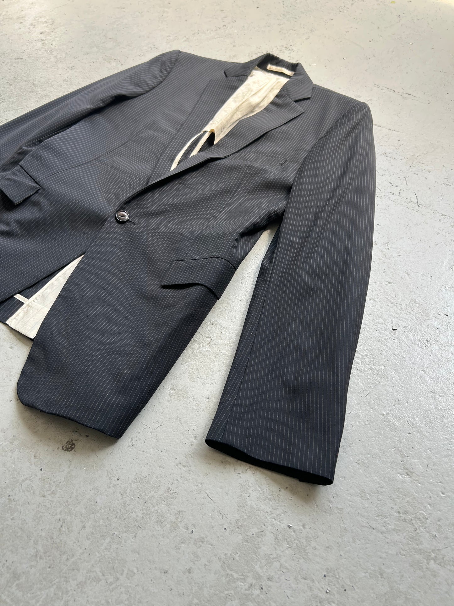 Attachment Pin Stripe Blazer (2)