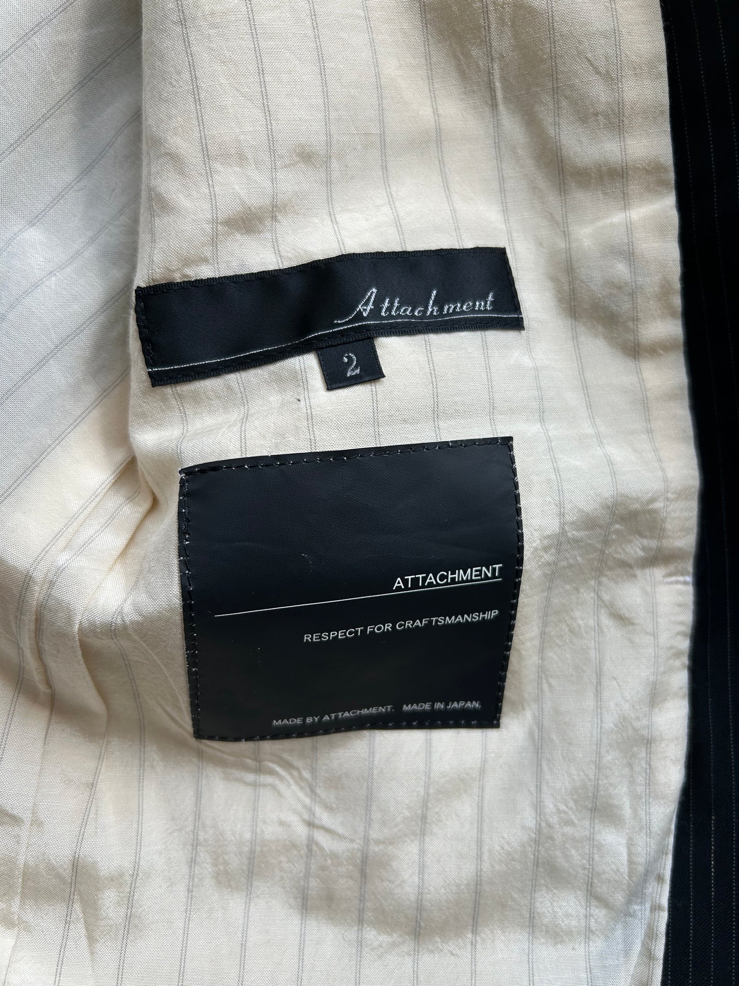 Attachment Pin Stripe Blazer (2)