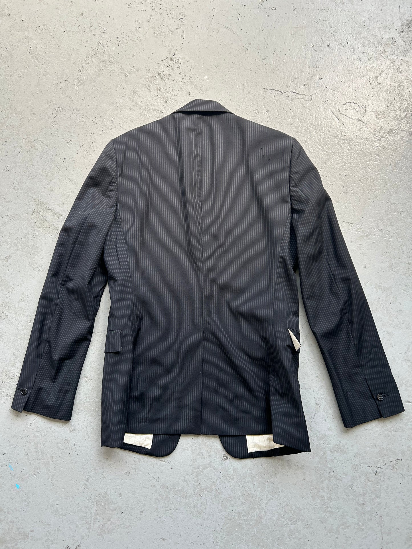 Attachment Pin Stripe Blazer (2)