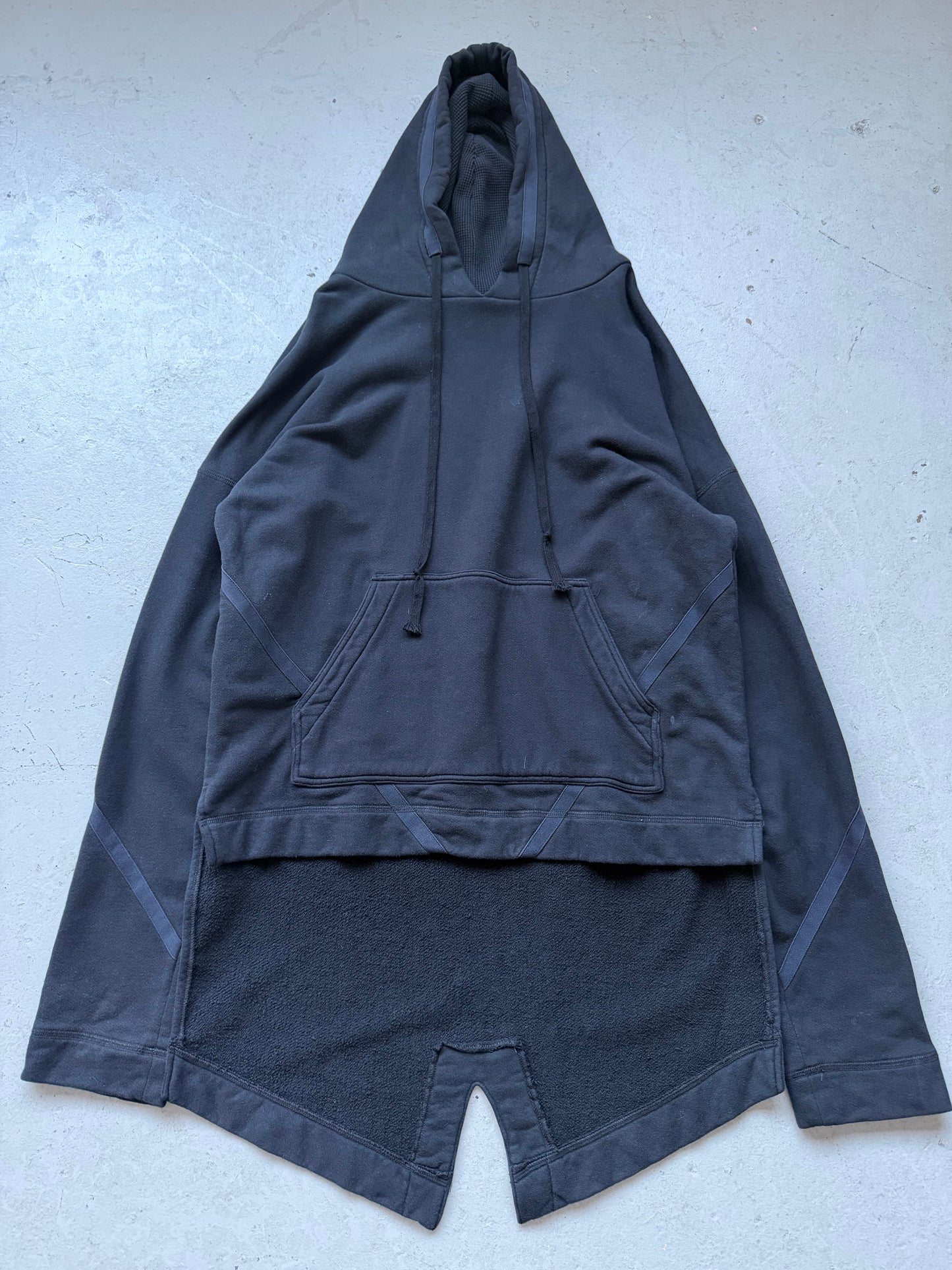 Greg Lauren Black Fishtail Hoodie (3)
