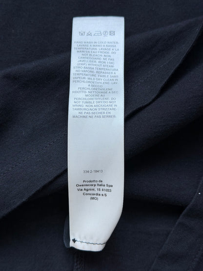 Rick Owens SS22 Fogachine Black Level Ringer Tee (XXL)