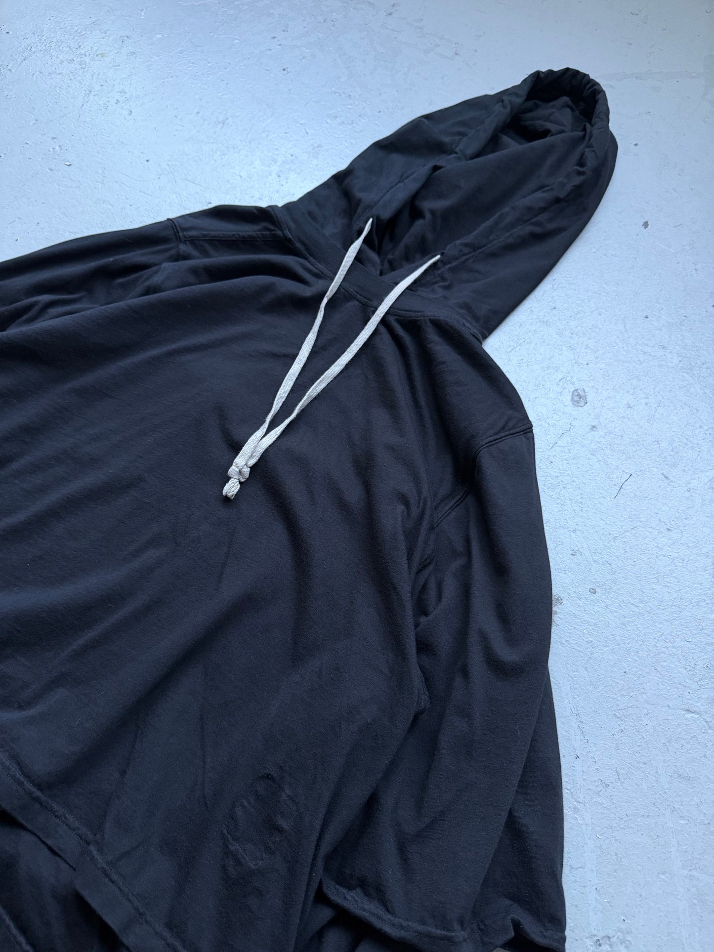 Rick Owens DRKSHDW Black Hustler Hoodie (XL)