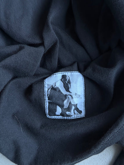 Rick Owens DRKSHDW Black Hustler Hoodie (XL)