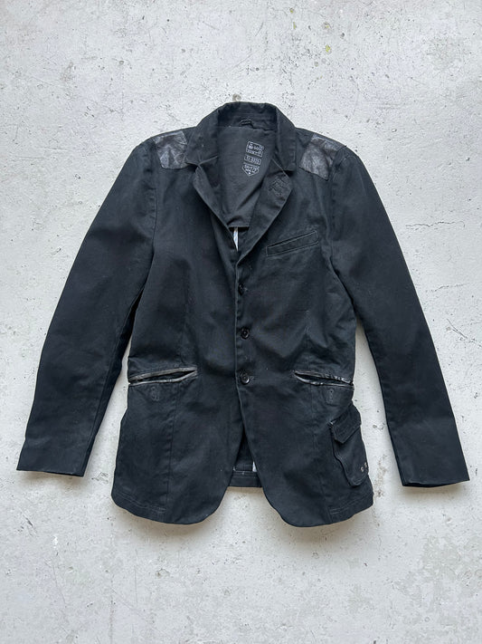 Diesel Leather Trim Blazer (S)
