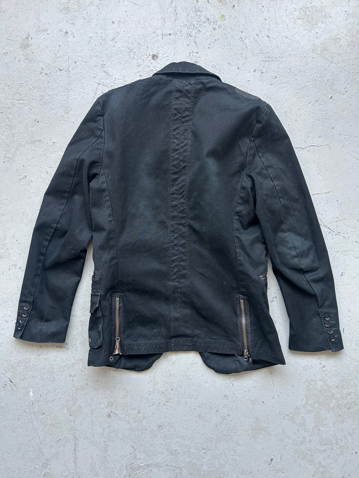 Diesel Leather Trim Blazer (S)