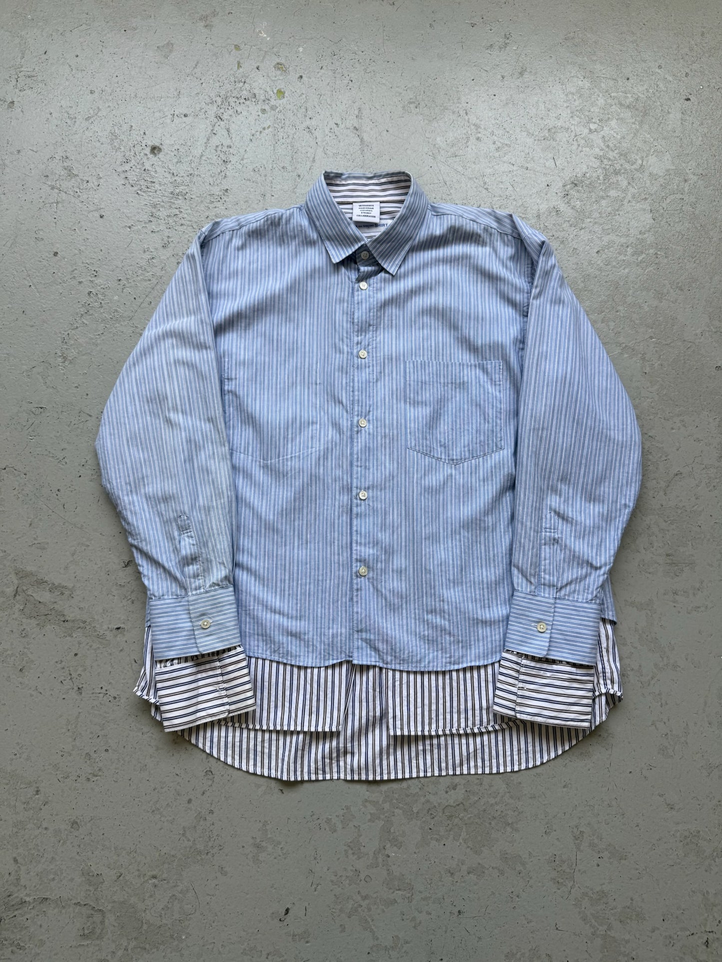 Vetements x Comme Des Garcons Double Layer Button Up (M)