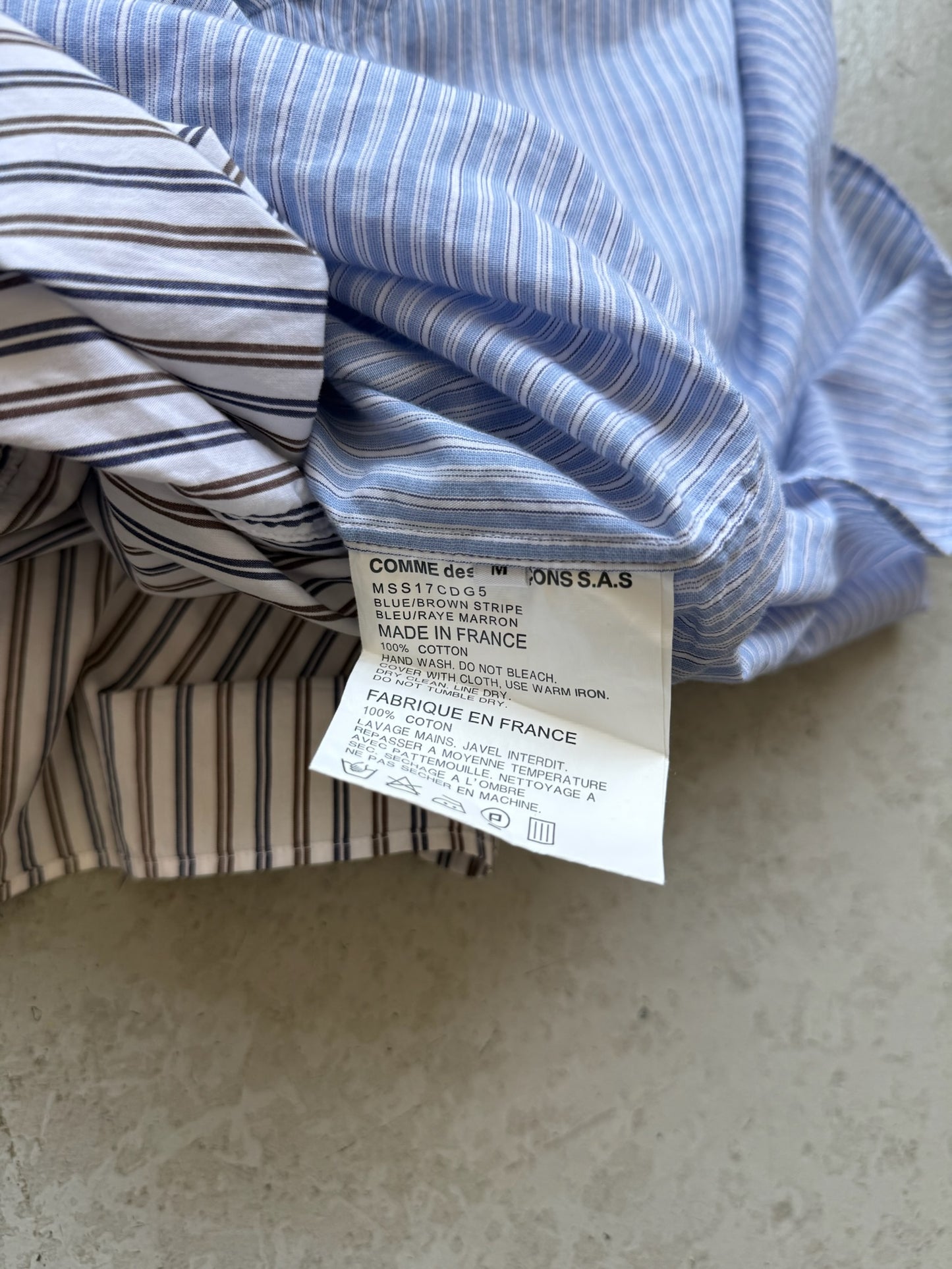 Vetements x Comme Des Garcons Double Layer Button Up (M)