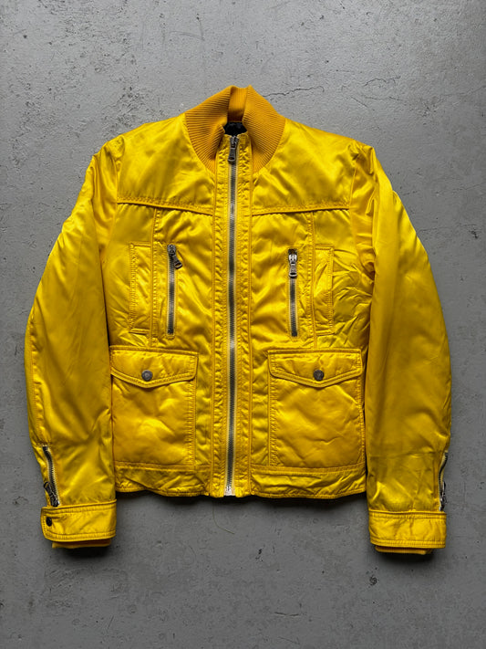 Dolce & Gabbana Nylon Yellow Down Jacket (44)