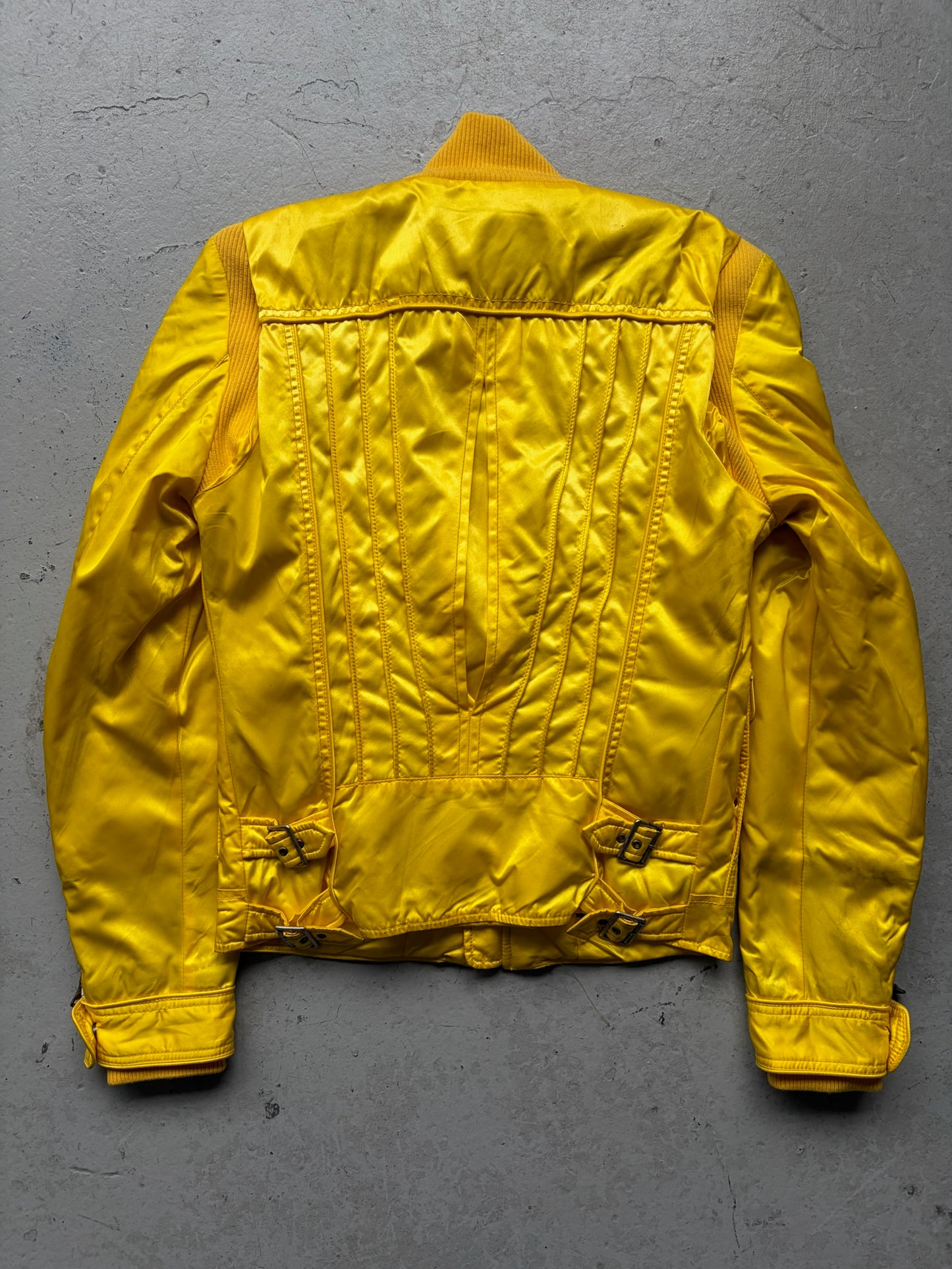 Dolce & Gabbana Nylon Yellow Down Jacket (44)