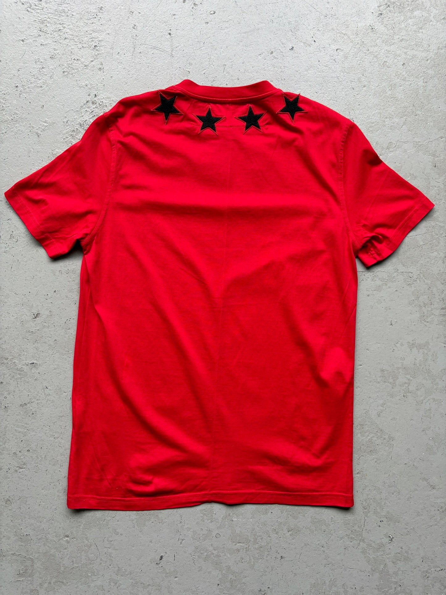 Givenchy Ricardo Tisci Red Star Short Sleeve Shirt (M)