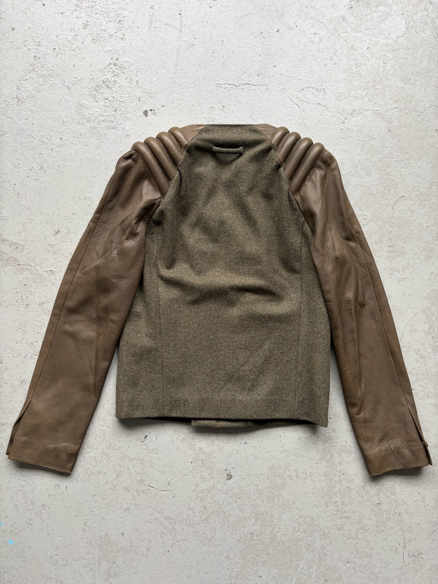 Jean Paul Gaultier Monsieur 2010AW  Power Shoulder Jacket (46)