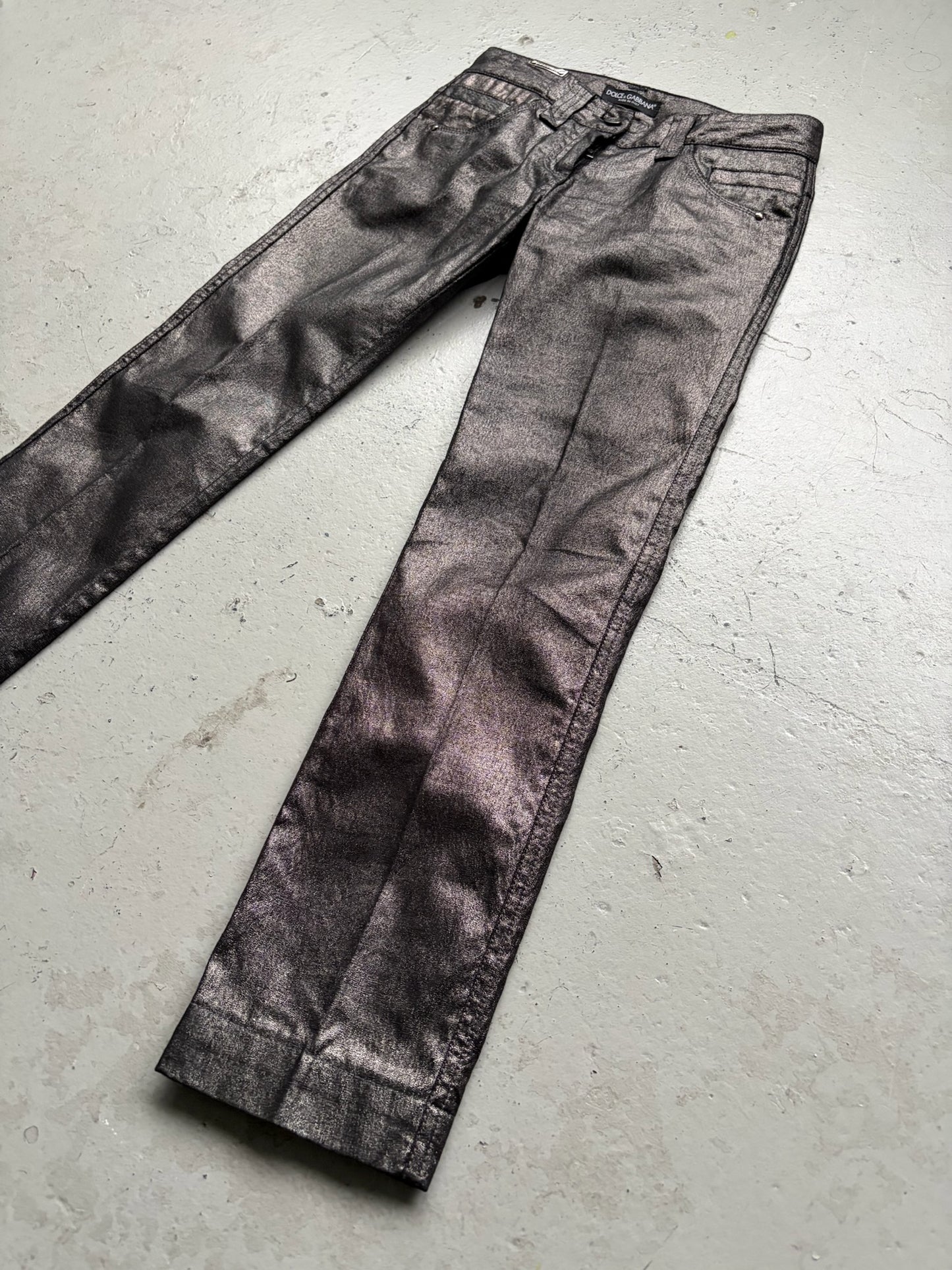 Dolce & Gabbana Silver Denim (36)