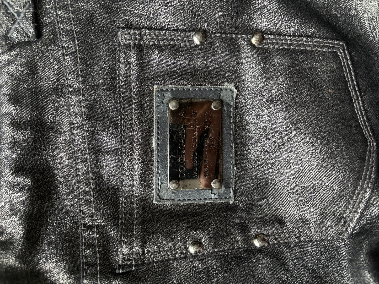 Dolce & Gabbana Silver Denim (36)
