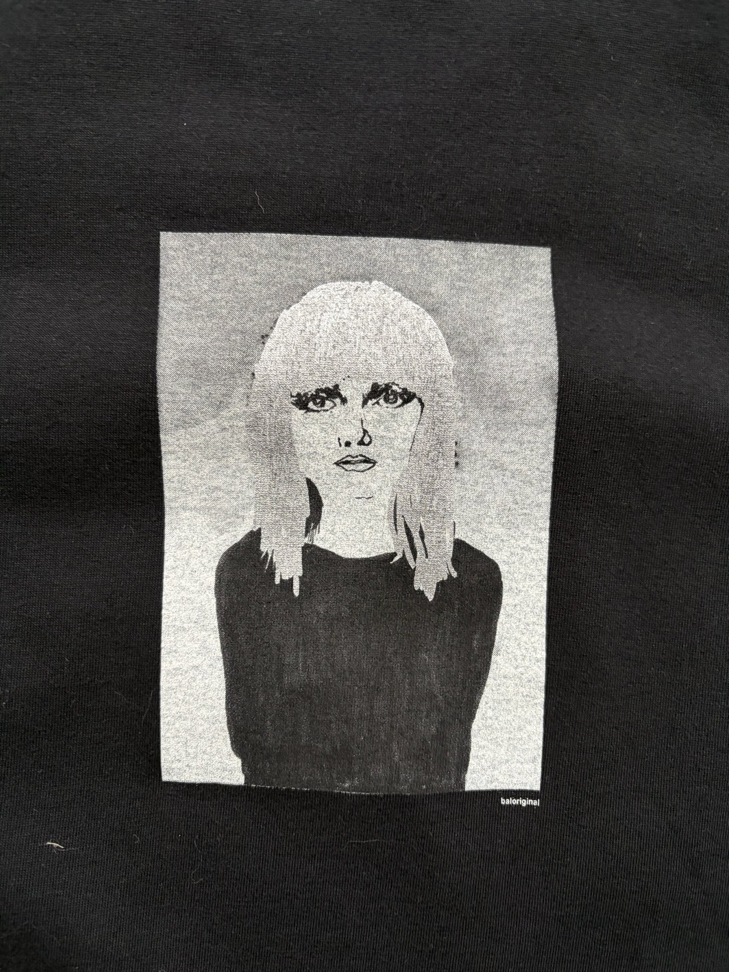 Baloriginal Black Graphic Short Sleeve Shirt (L)