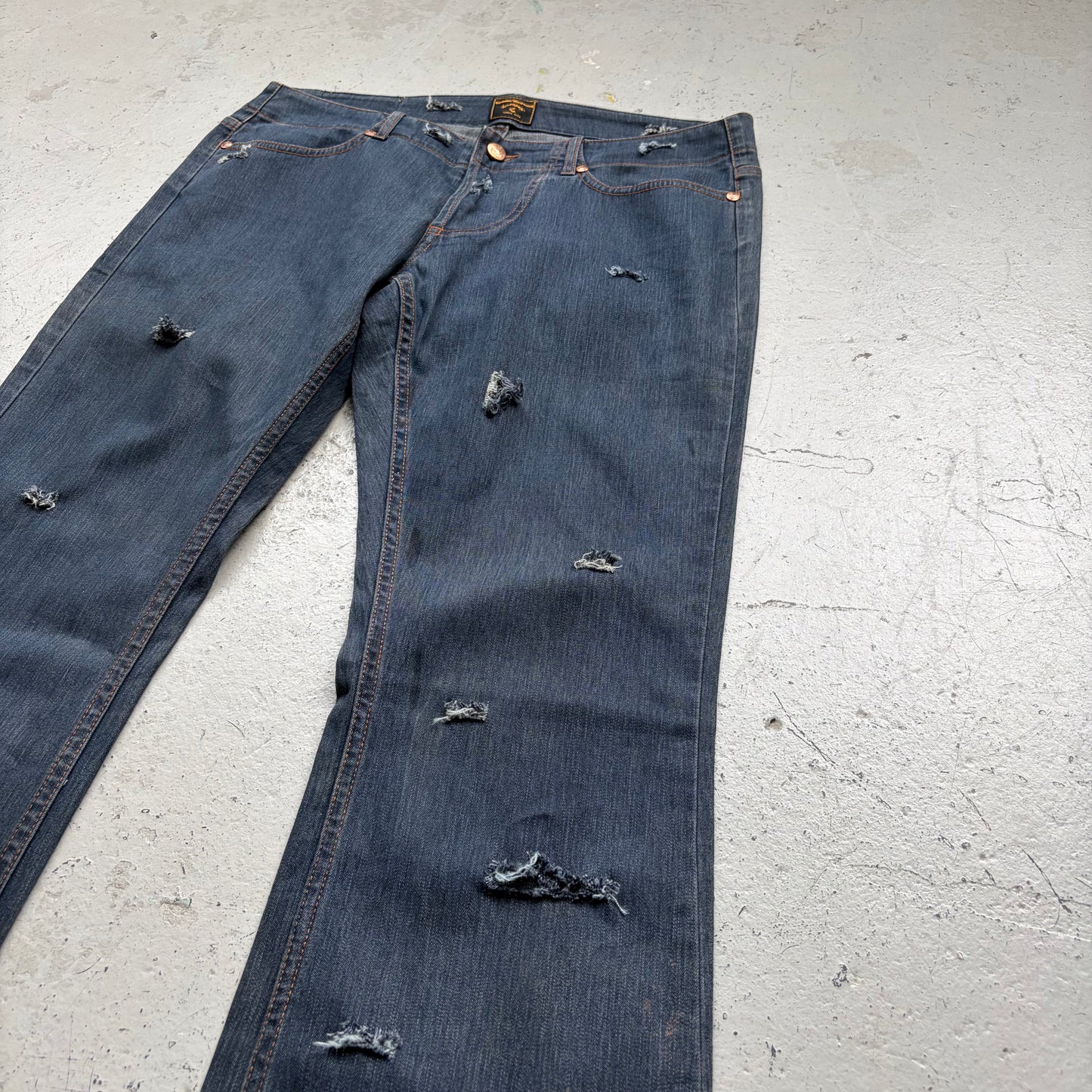 Vivienne Westwood SS98 Anglomania Pirate Flared Denim (36)