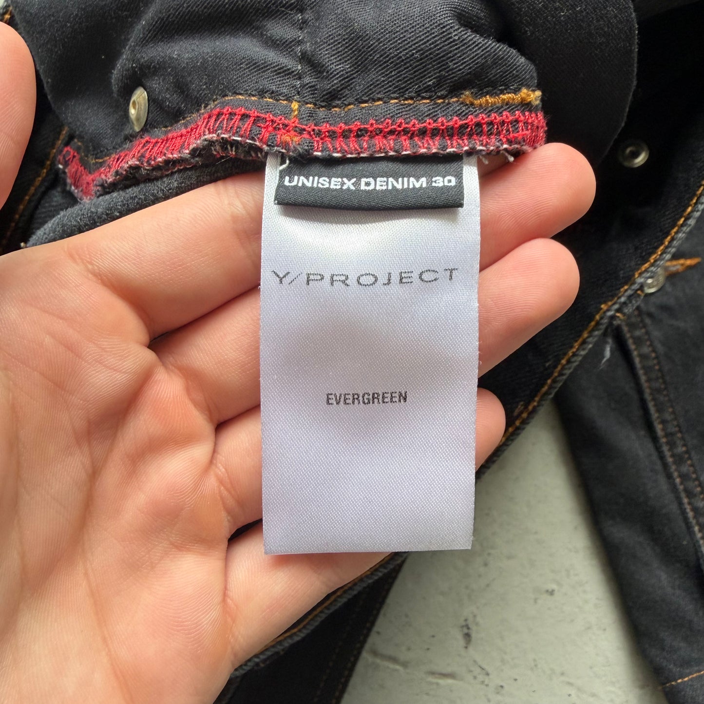 Y Project Black Panel Buttons Jeans (30)