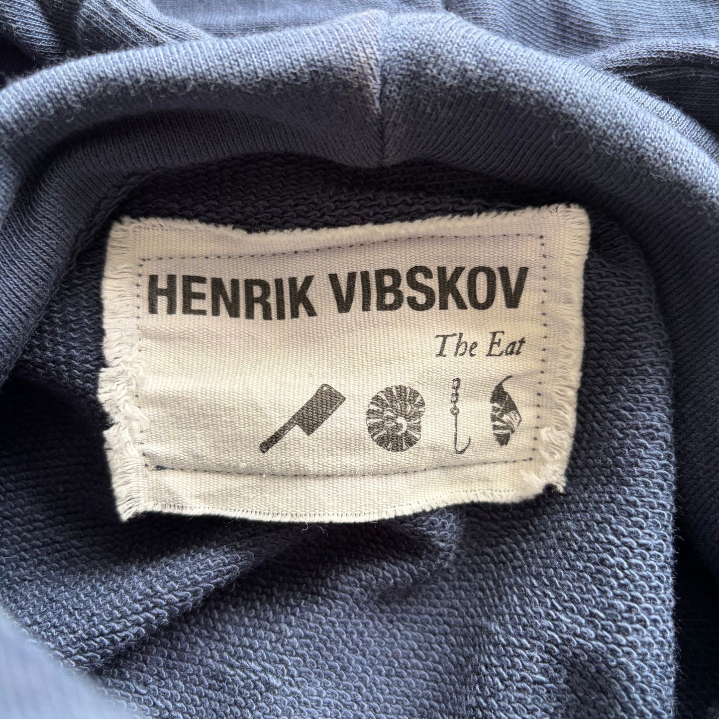 Henrik Vibskov AW11 Navy Zip Up Hoodie (S)
