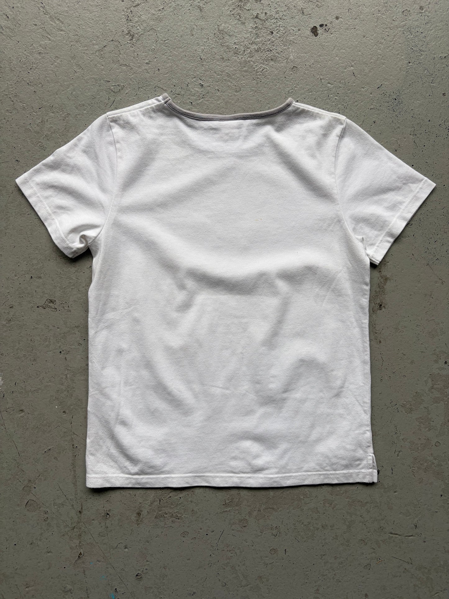 Courreges White Short Sleeve Shirt (40)