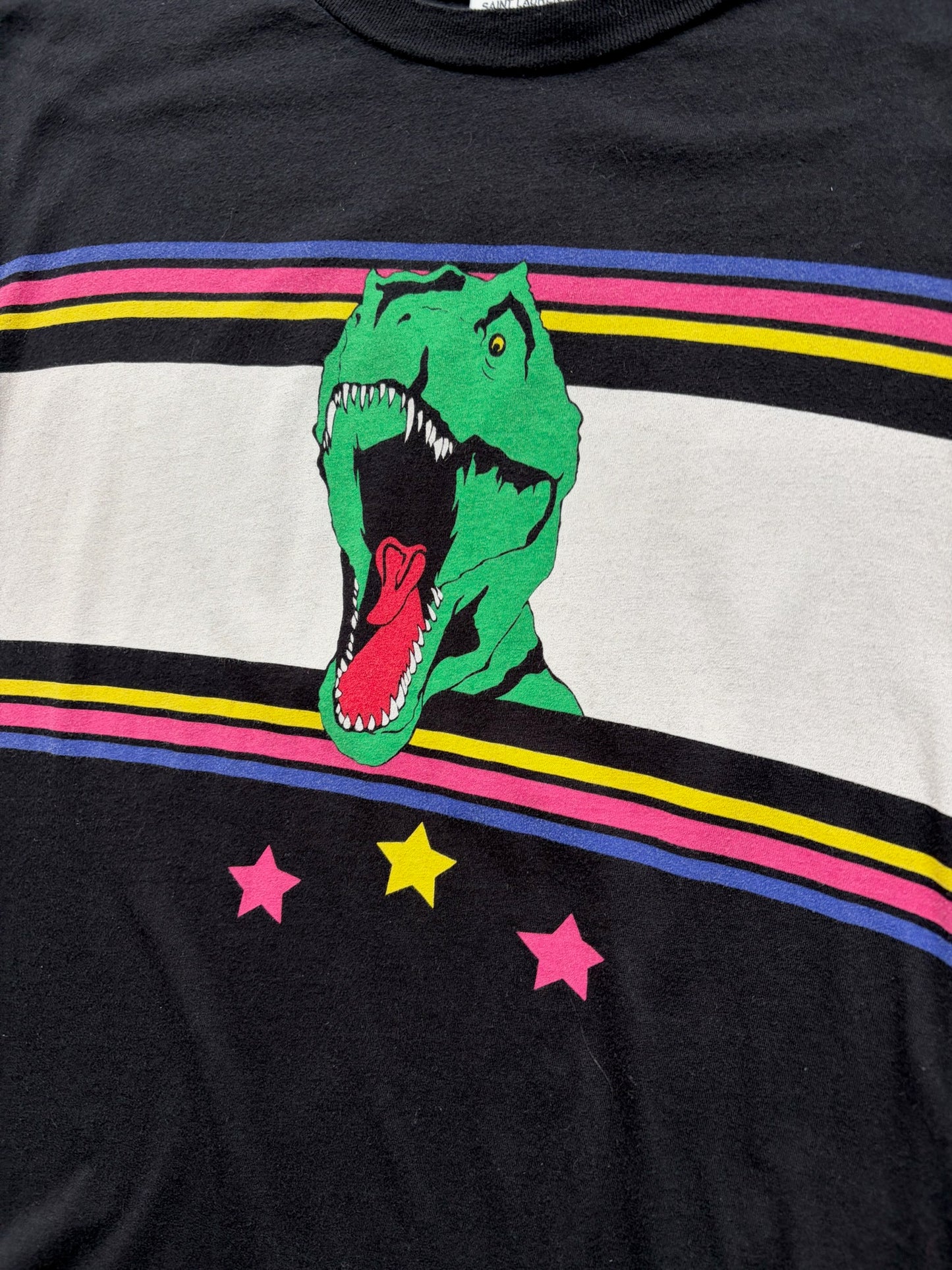 Saint Laurent Paris T-Rex Dino Short Sleeve Shirt (S)