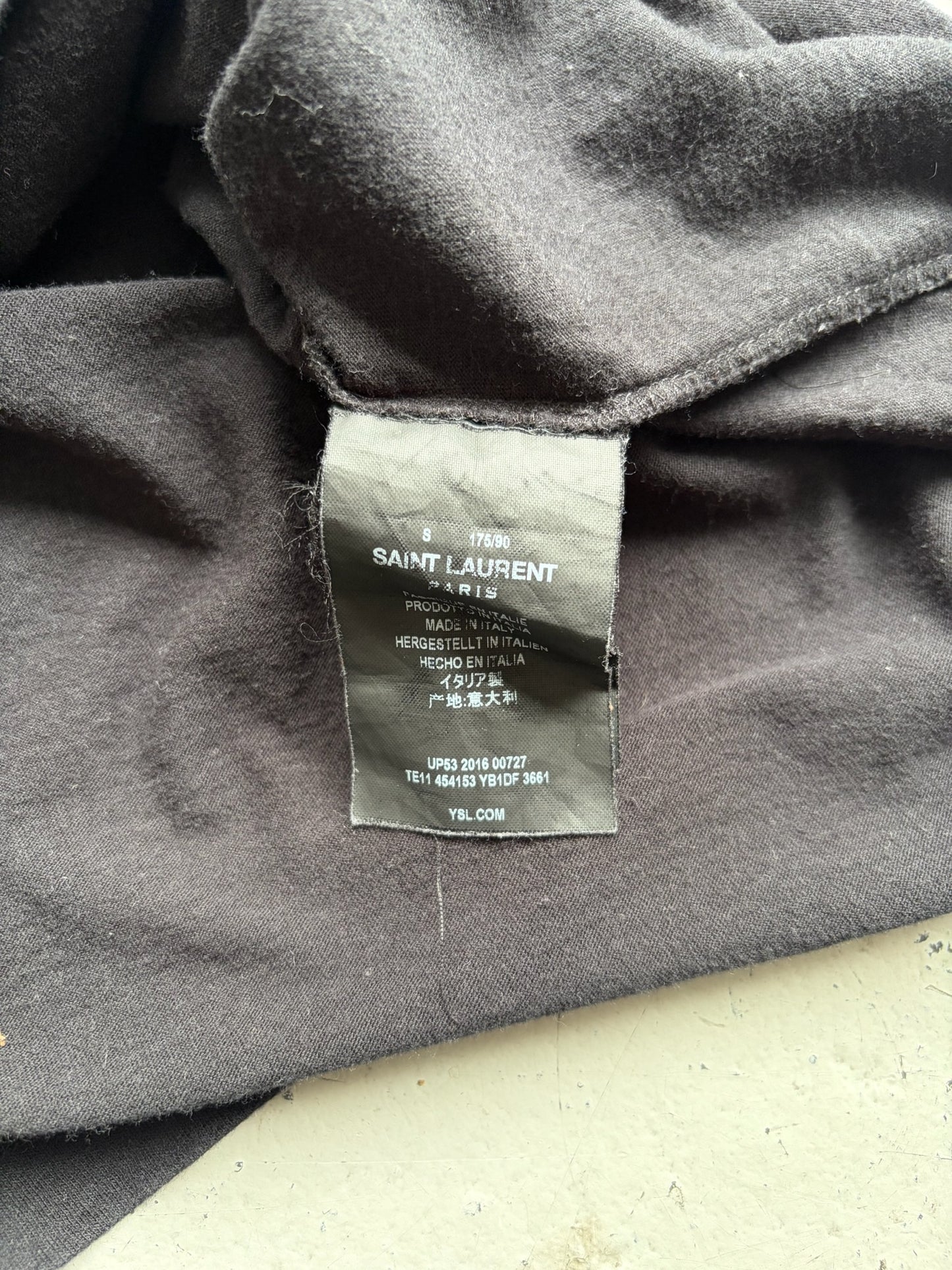 Saint Laurent Paris T-Rex Dino Short Sleeve Shirt (S)