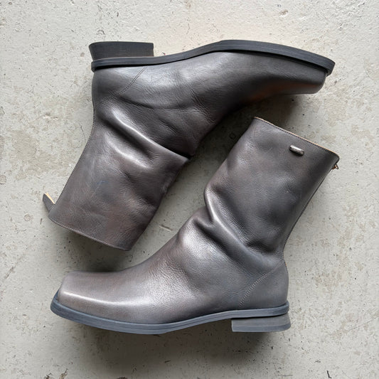 Our Legacy Grey Blunt Boots (43)